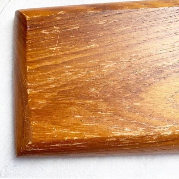 Wood 3 Section Trinket Tray Made in Thailand - Picture 6 of 12